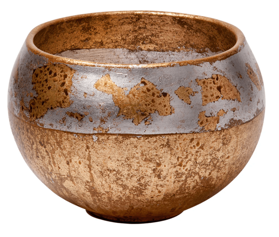 Addie Bowl - gold with silver accents - LaFayes