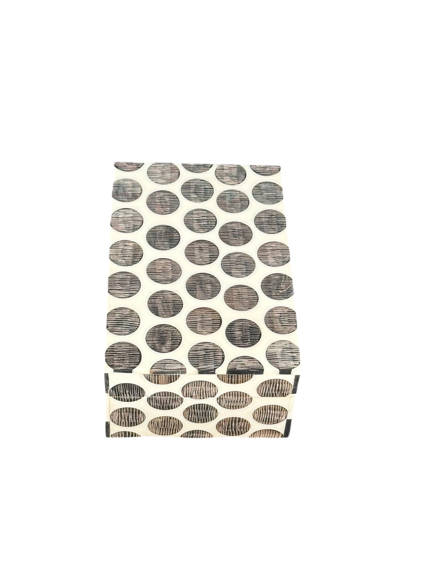 Box with Chiseled Circles of Horn - The Art of Broken Pieces