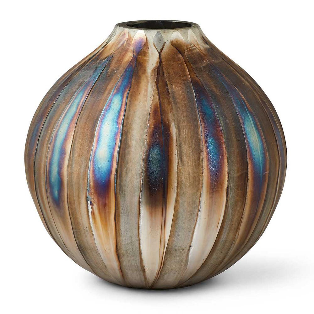 Bronze Ripple Vase - Small - LaFayes