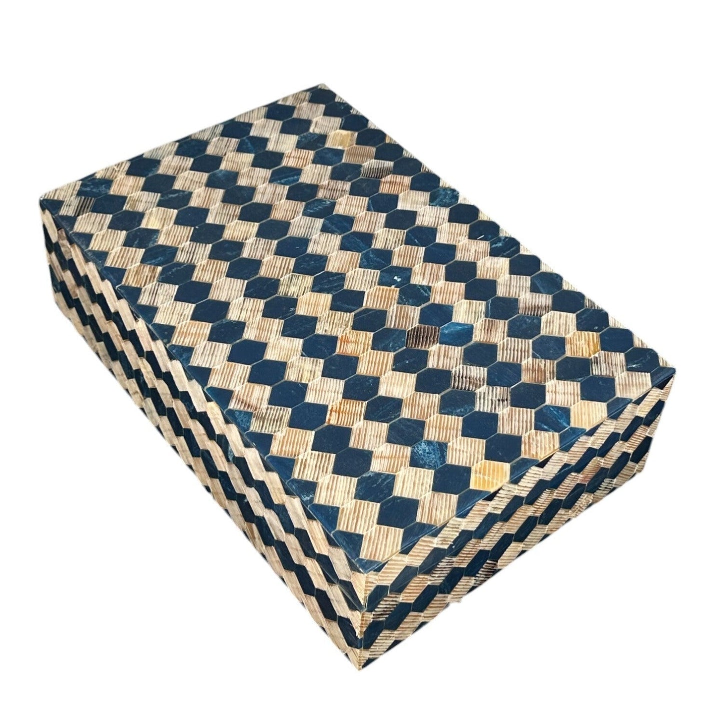 Carved Bone Inlay Decorative Box - The Art of Broken Pieces