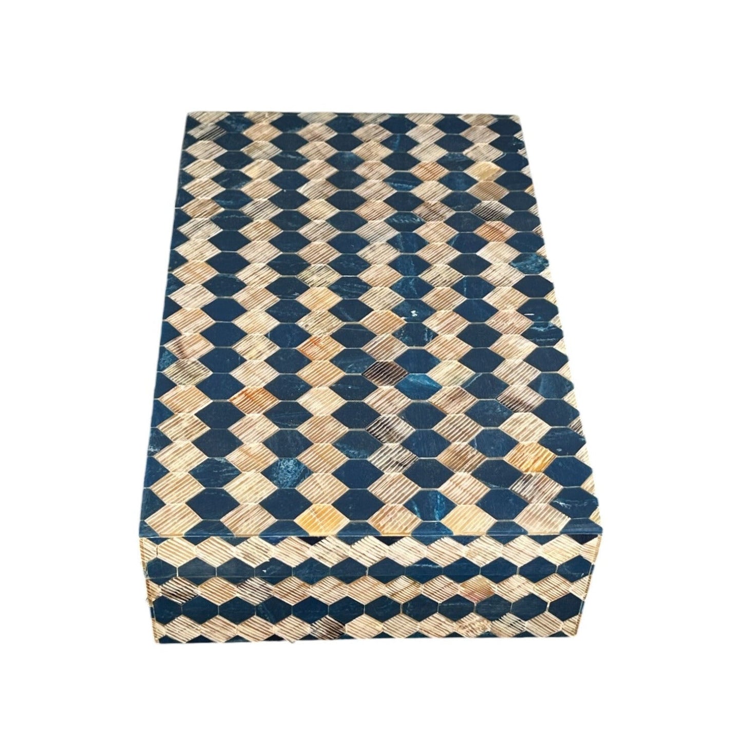 Carved Bone Inlay Decorative Box - The Art of Broken Pieces