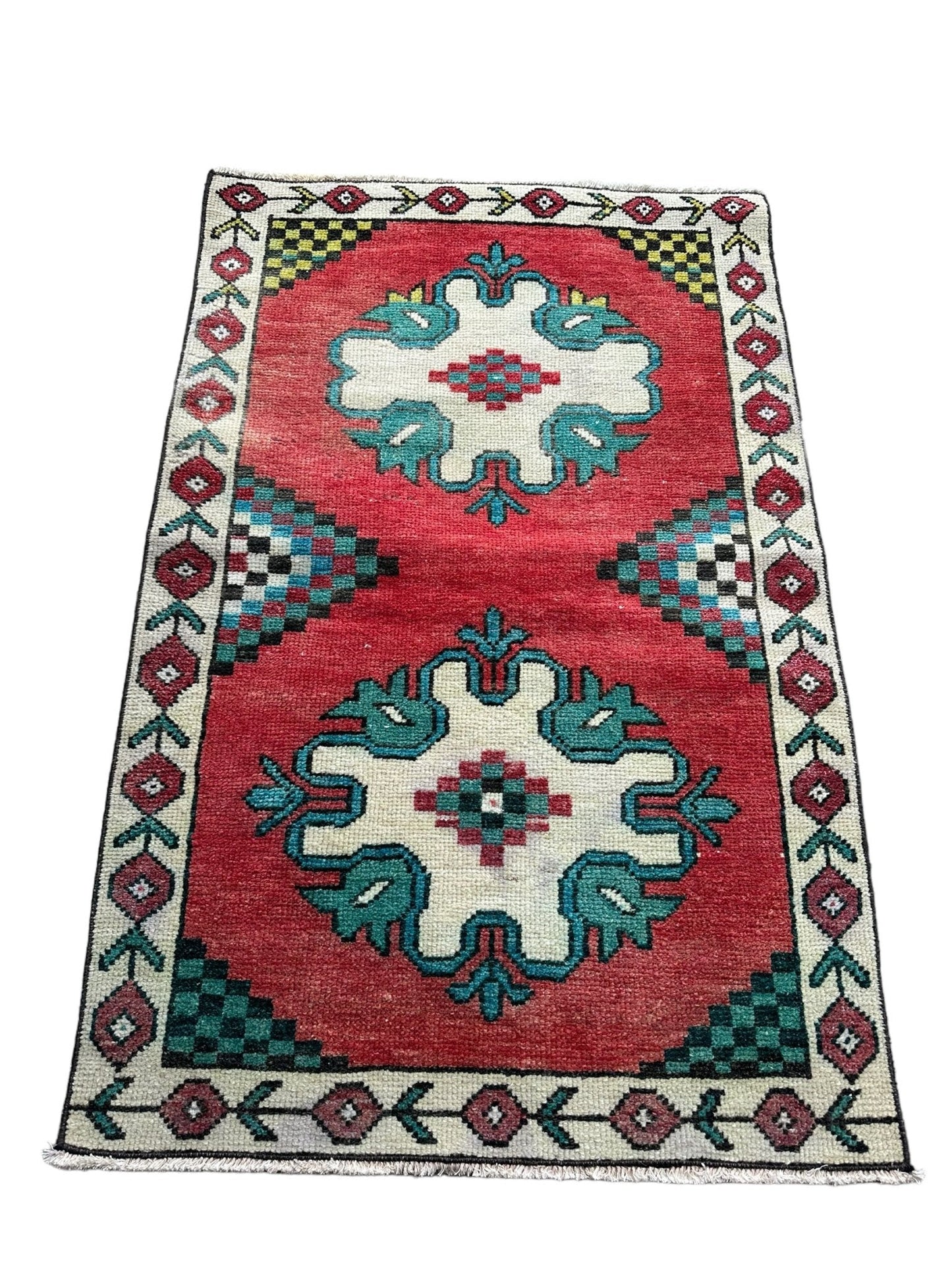 Caucasian Talish Vintage Rug - The Art of Broken Pieces