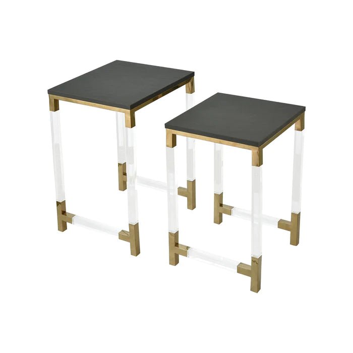 Corner Nesting Tables - The Art of Broken Pieces