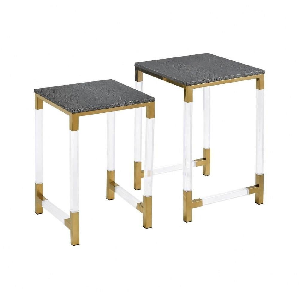 Corner Nesting Tables - The Art of Broken Pieces