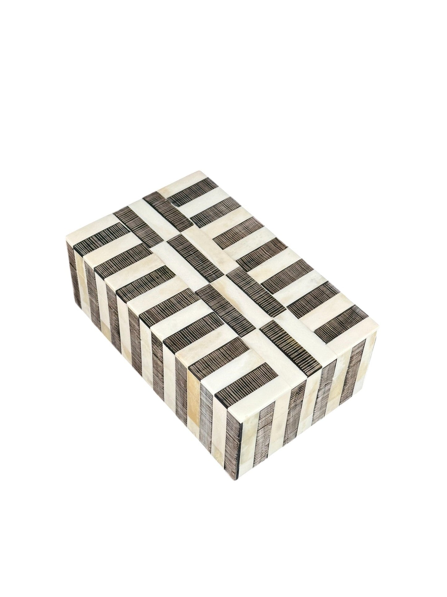 Geometric Horn & Bone Box - The Art of Broken Pieces