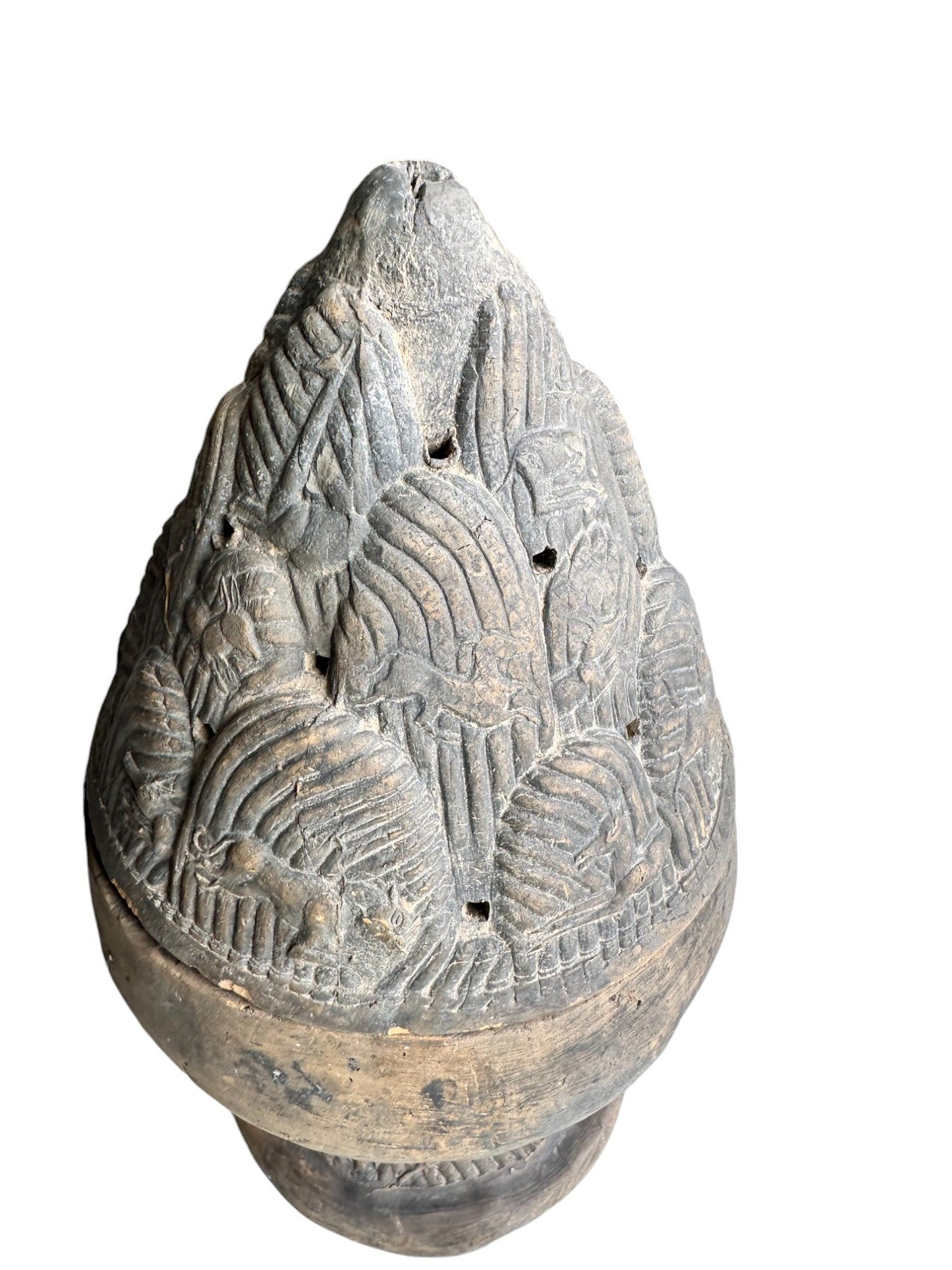 Han Dynasty Terracotta Boshanlu Xianglu (c. 200 BC) - The Art of Broken Pieces