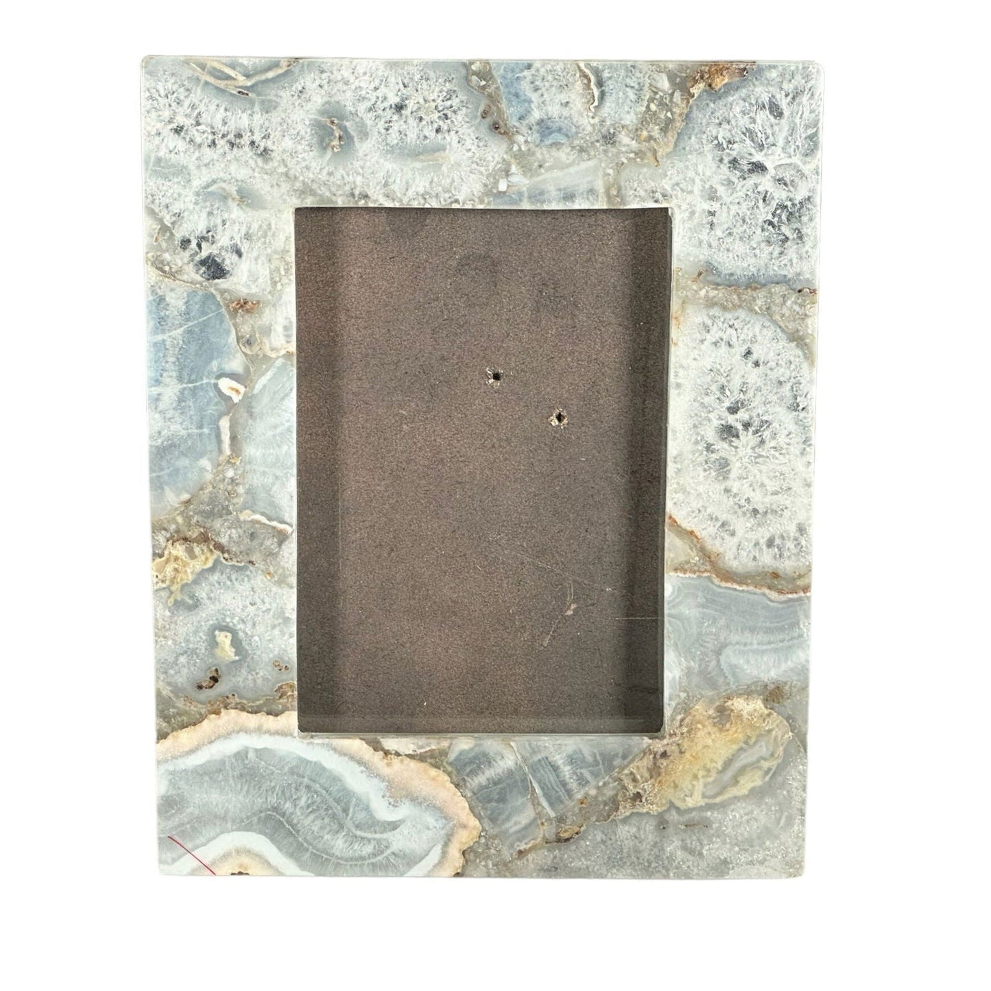 Mexican Preto Agate Photo Frame - The Art of Broken Pieces