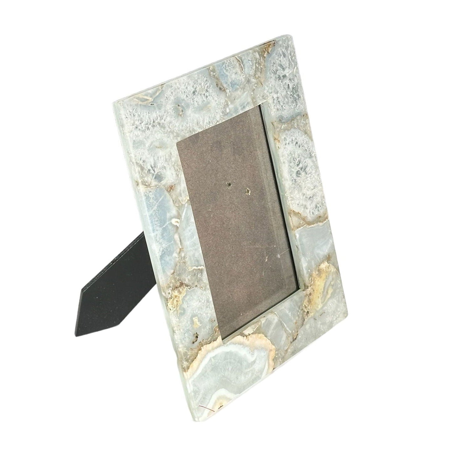 Mexican Preto Agate Photo Frame - The Art of Broken Pieces