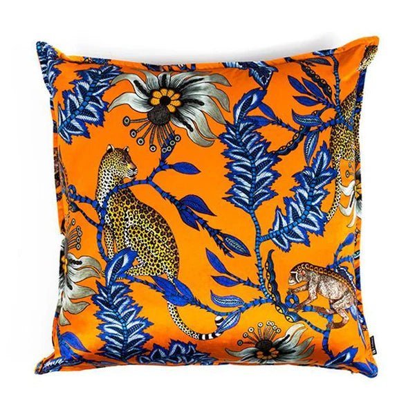 Monkey Bean Pillow - Velvet - Flame - The Art of Broken Pieces