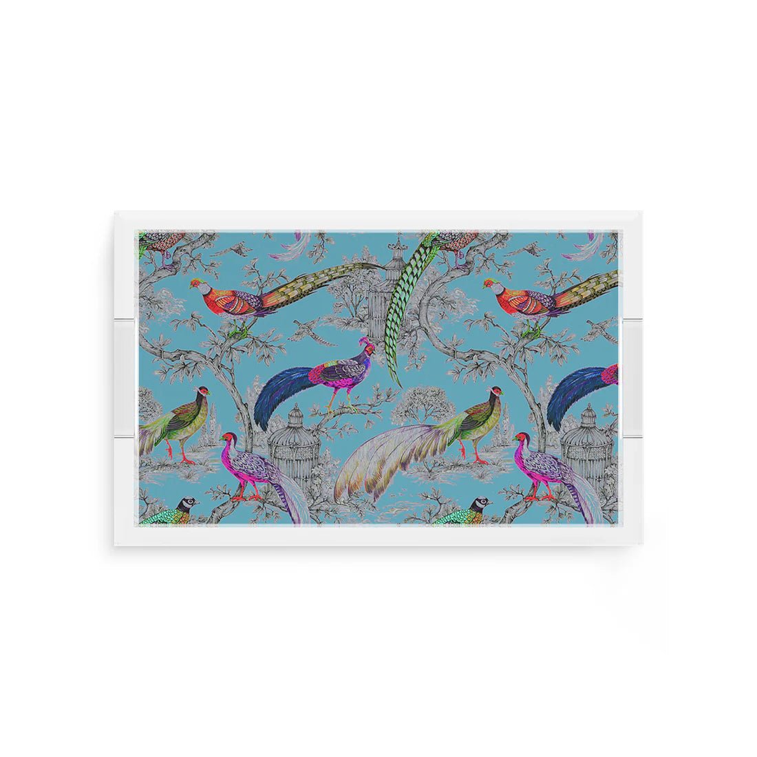Pheasant Sauvage Orleans Acrylic Rectangle Decorative Tray - LaFayes