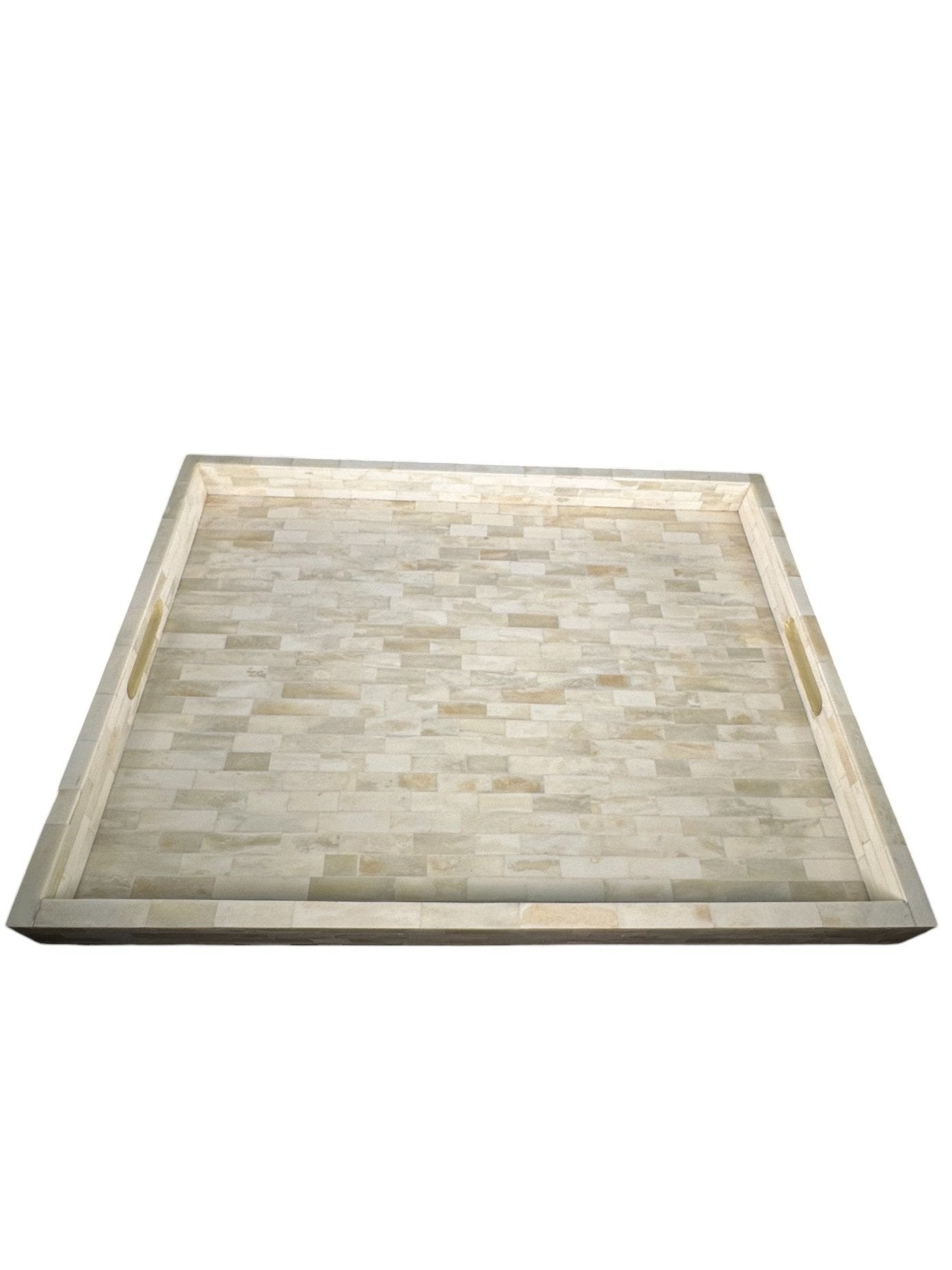 Serving Tray (White Bone) - The Art of Broken Pieces