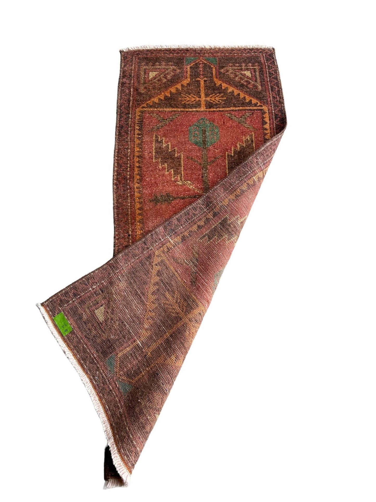 Small Vintage Oushak Area Rug - The Art of Broken Pieces