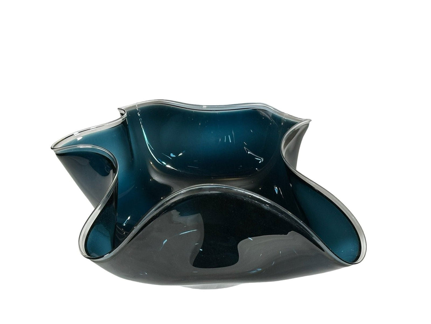 Tropezana Blue Wave Glass Bowl - The Art of Broken Pieces