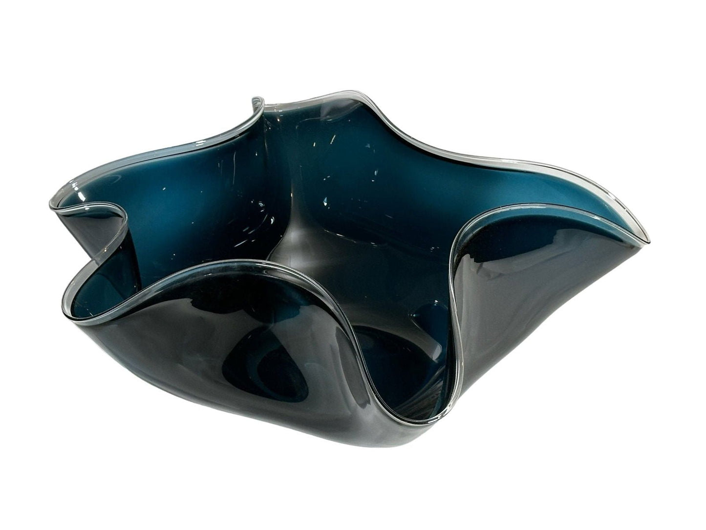 Tropezana Blue Wave Glass Bowl - The Art of Broken Pieces