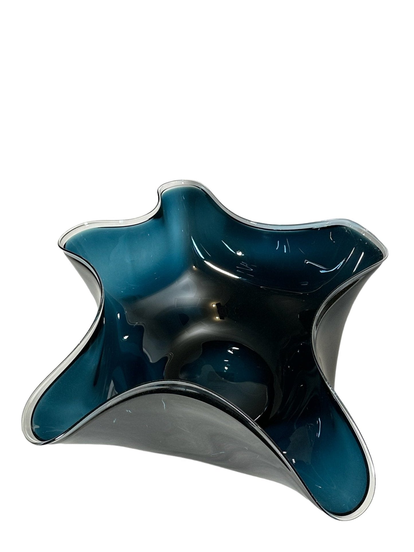 Tropezana Blue Wave Glass Bowl - The Art of Broken Pieces