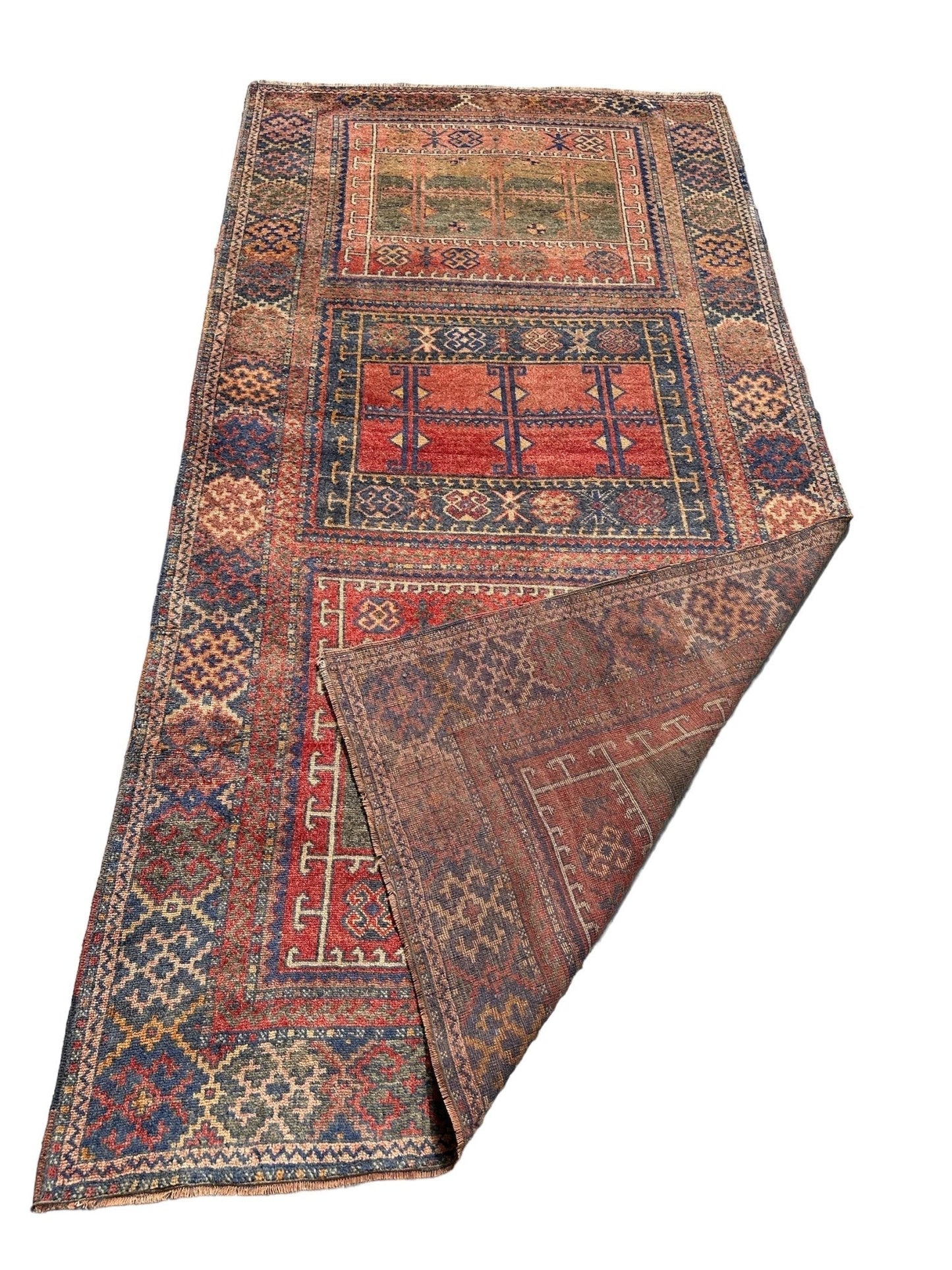 Vintage Kazak Caucasian Rug - The Art of Broken Pieces