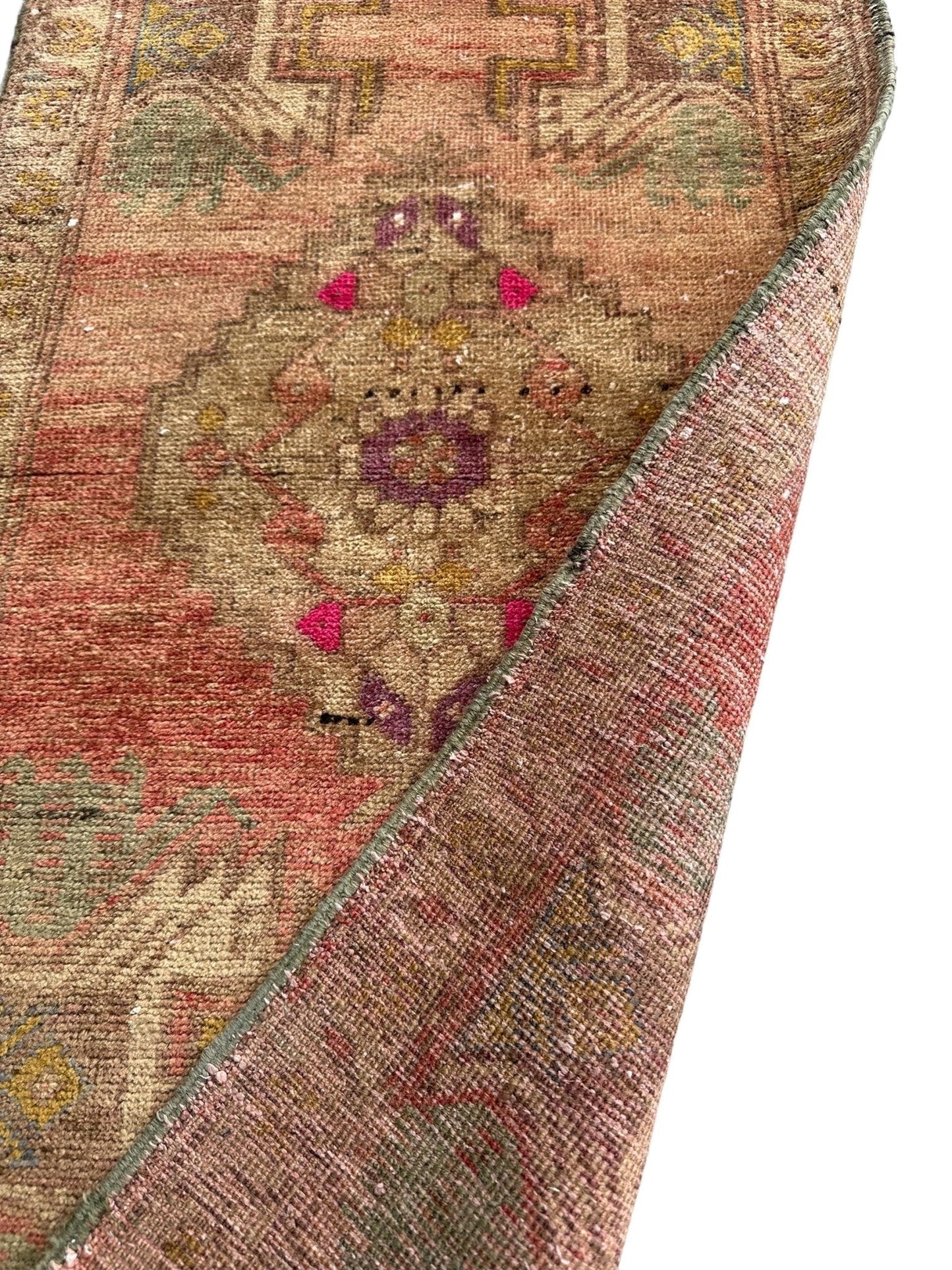 Vintage Turkish Mini Rug - The Art of Broken Pieces
