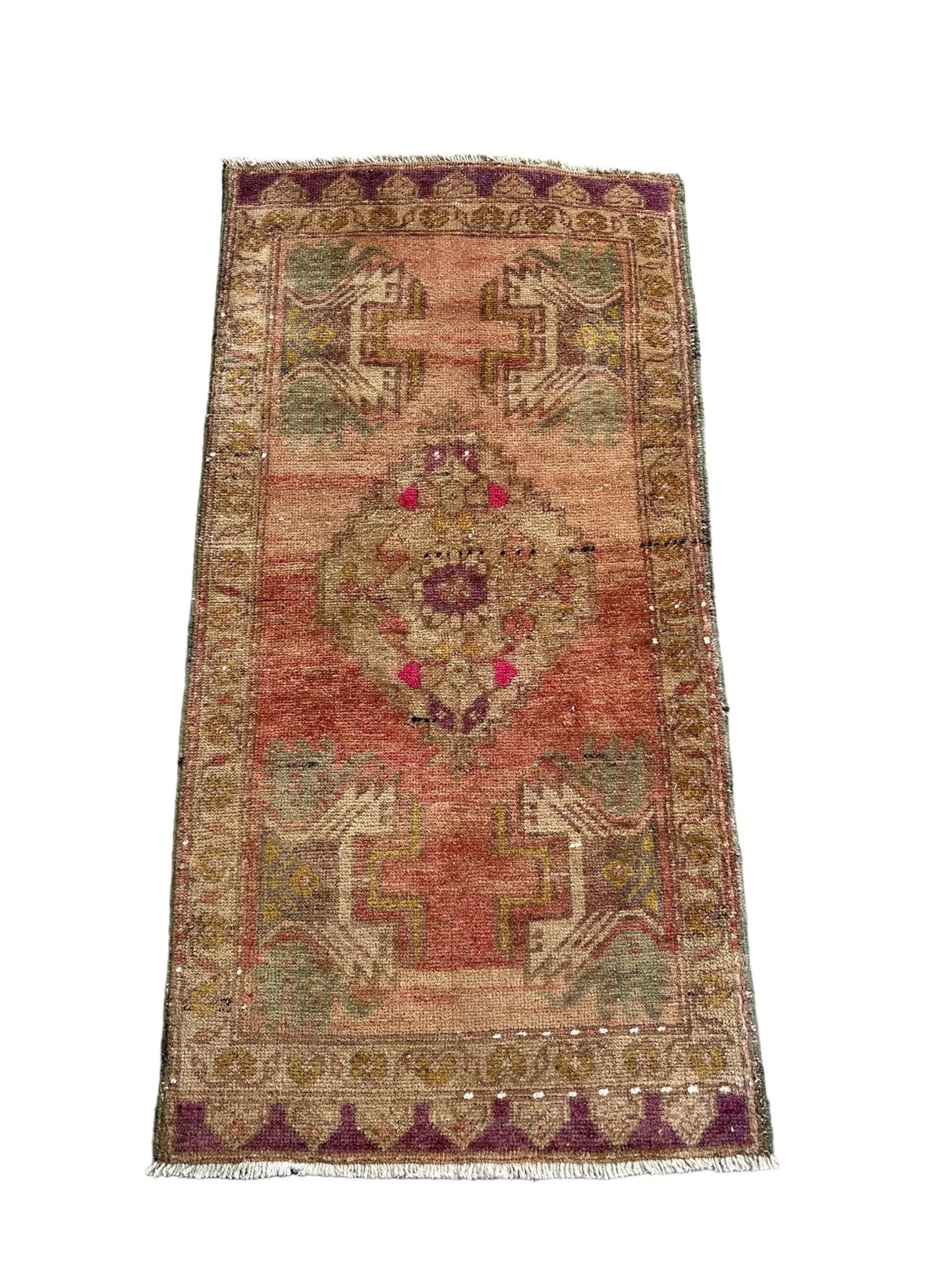 Vintage Turkish Mini Rug - The Art of Broken Pieces