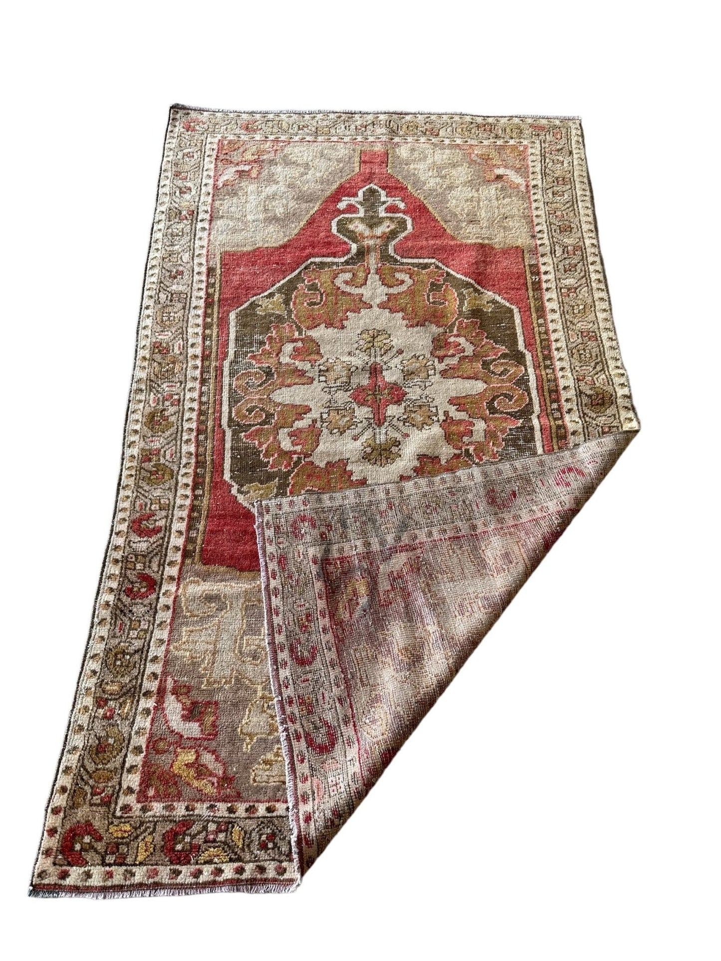 Vintage Turkish Oushak Rug - The Art of Broken Pieces