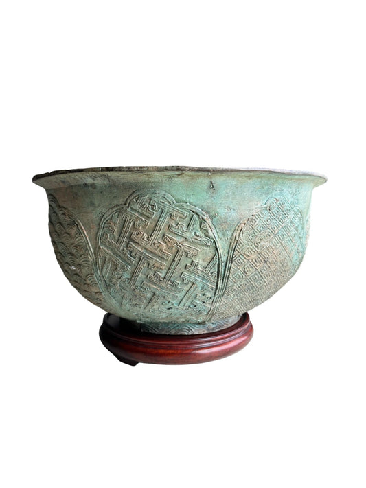 Bronze Chinese Bowl (c. 1800) - The Art of Broken Pieces