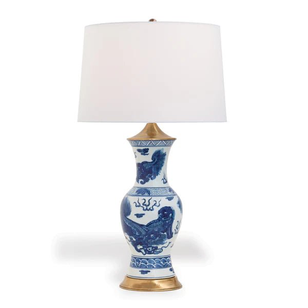 Chow Blue Lamp - LaFayes