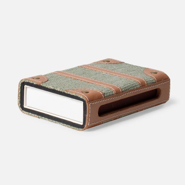 Dillon Match Box Light Green/Aged Camel - LaFayes