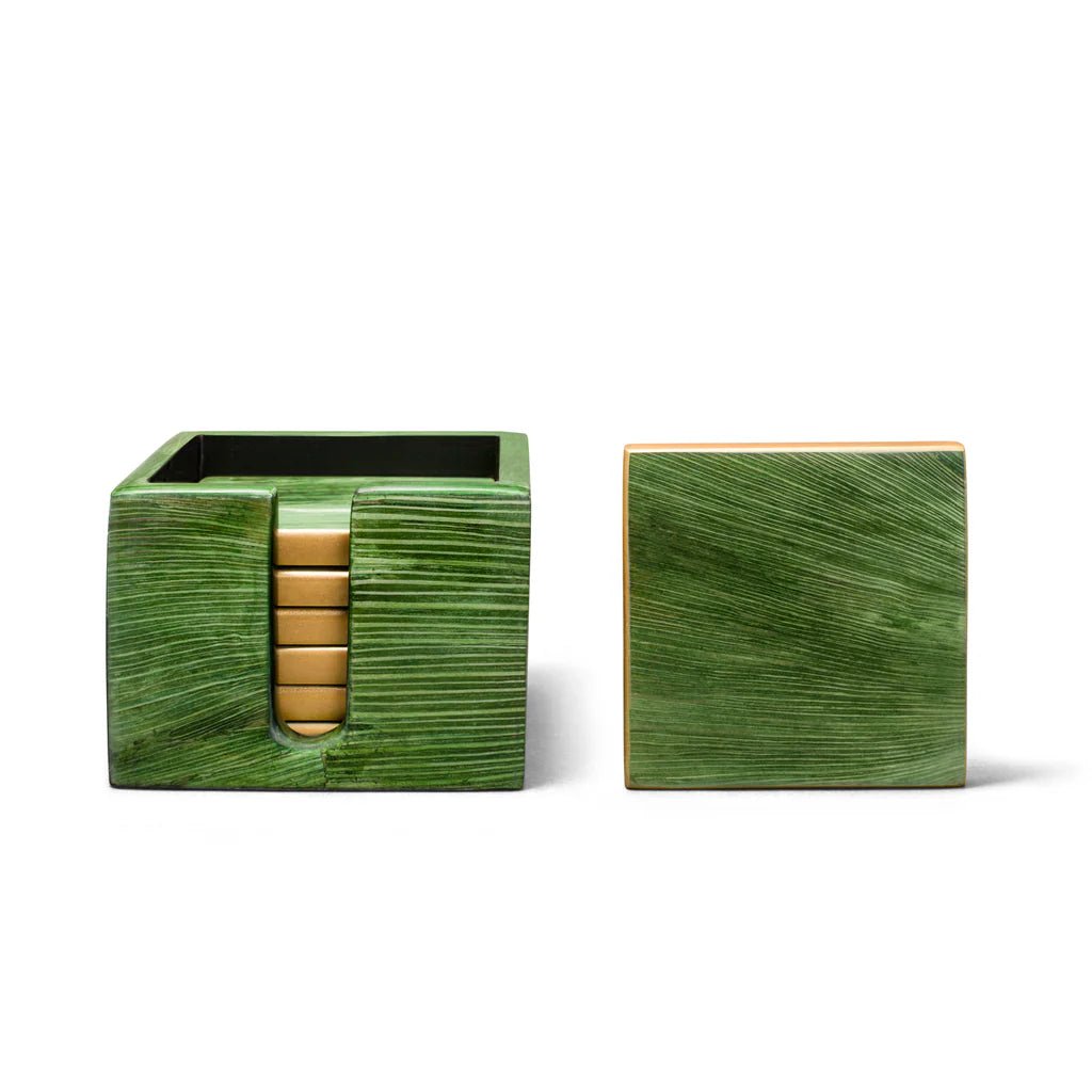 Emerald Maize Boxed Coaster Set (6) - LaFayes
