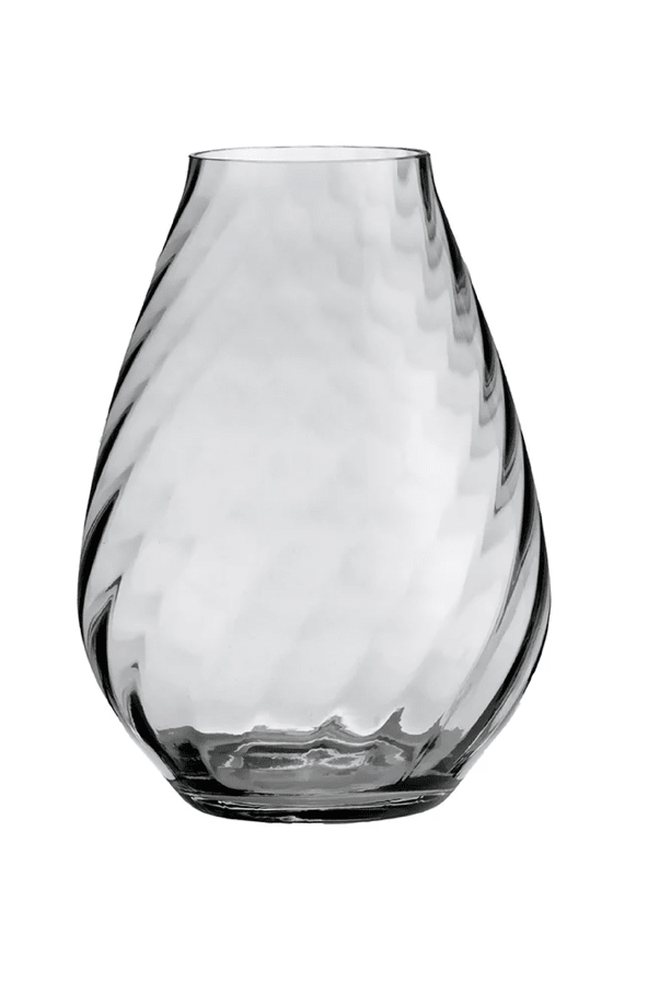 Lena Glass Vase in smoke - LaFayes