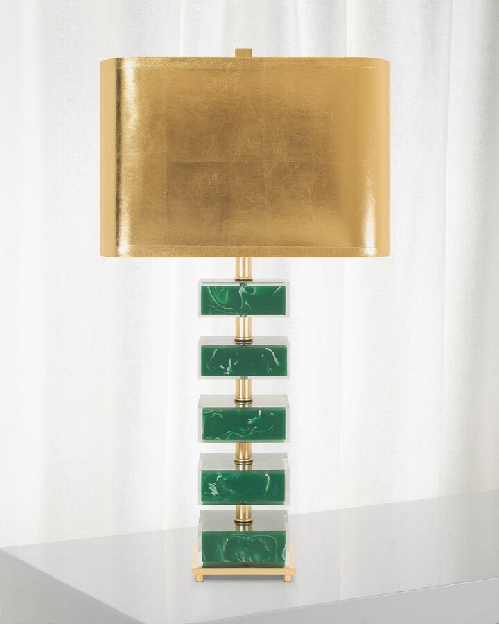 Lumiere Table Lamp Green - LaFayes