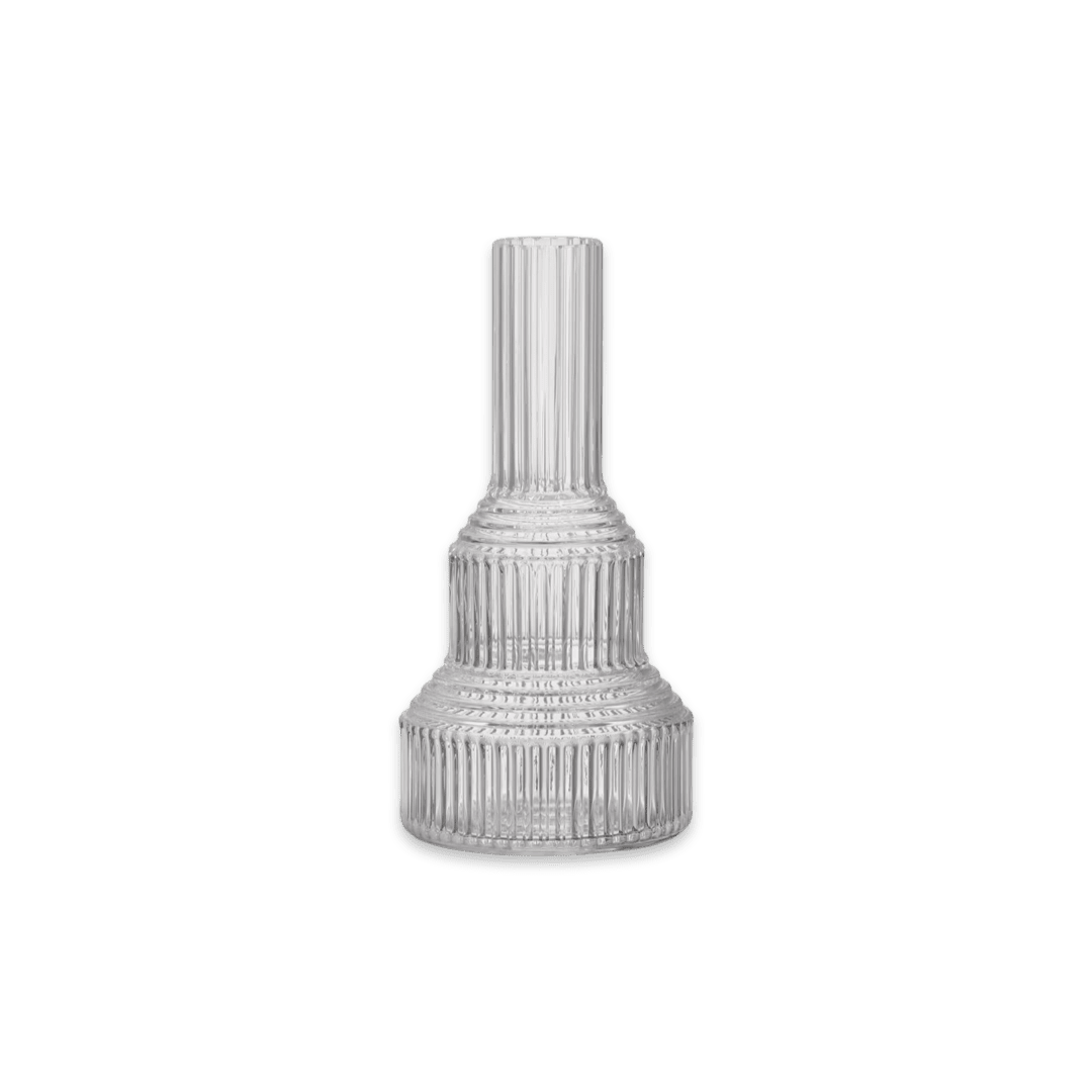 Small Pavilion Clear Vase - LaFayes